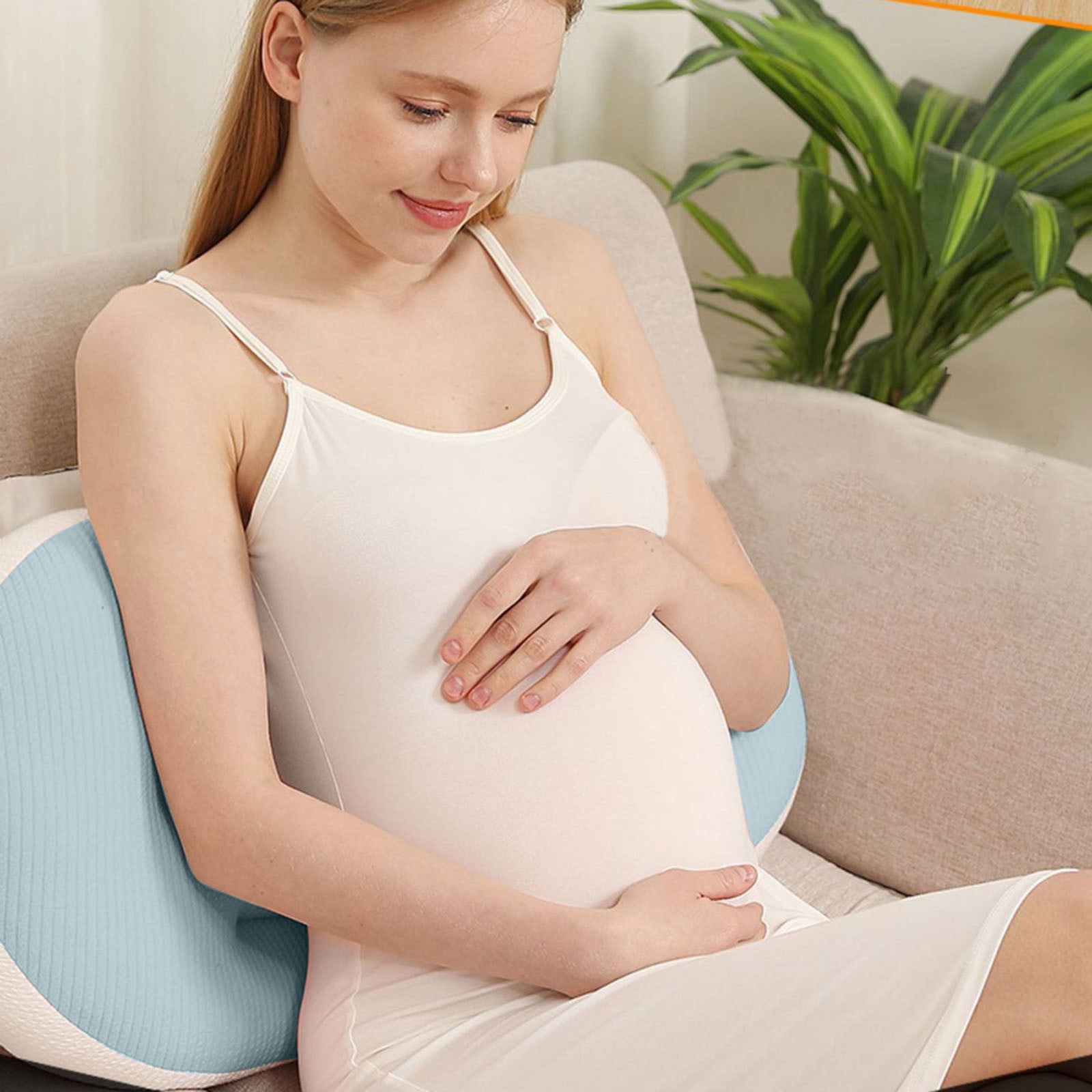 U Shaped Pregnancy Pillow Maternity Support for Belly Back Comfort Lightweight Side Sleeping Versatile Body Pillow for Pregnant Women
