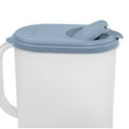 thumbnail image 5 of Sterilite 1 Gal. Pitcher, Clear Plastic with Press to Open Spout, BPA-Free, Light Blue, 5 of 7
