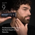 thumbnail image 4 of Braun All-in-One Series 9 Trimmer Kit, 40 Lengths, ProBlade, AIO 9530, Deep Blue Metallic, 4 of 17