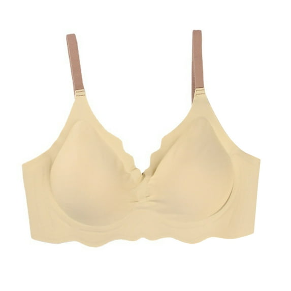 zuwimk Bras For Women,Women's Constant Convertible Strap Lightly Lined Bra Yellow,M