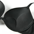 thumbnail image 5 of Wingslove Womens Push-up Bra Deep V Plunge Underwire T-Shirt Bra, Black 36B, 5 of 8