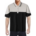 thumbnail image 3 of Gubotare Mens Summer Polo Shirts Short Sleeve Men's Big Short-Sleeve Polo Shirt for Summer Tops Shirts (Black,XL), 3 of 4