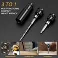 thumbnail image 5 of 21V Compact Cordless Impact Wrench Set, 1/2" 740Ft-lbs (1000Nm), Power Impact Gun Kit, Brushless, 3500 RPM, 2 x 4.0Ah Batteries and Charger, 5 of 7
