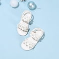 thumbnail image 4 of enyan Summer Shoes Toddler Girls Sandals Little Girls Kids Summer Shoes Toddler Sandals,White,Size 1.5, 4 of 6