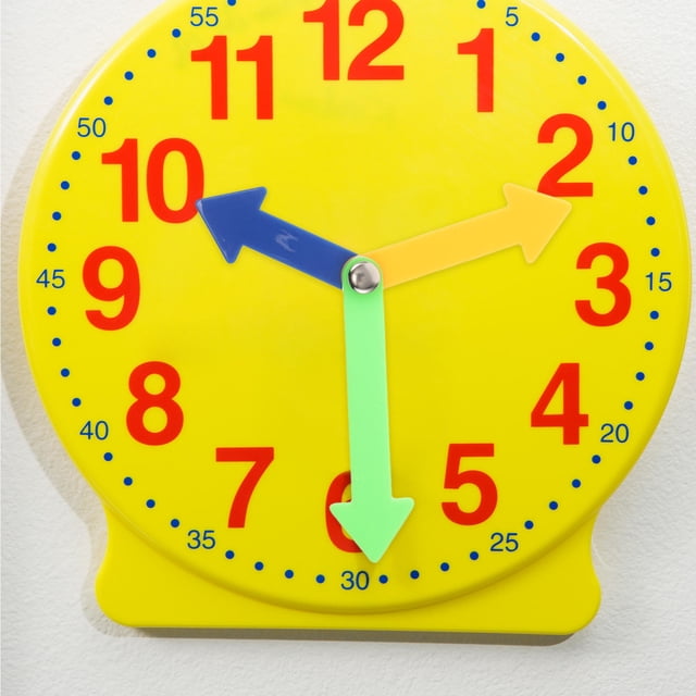 OULII Clock Hands 4Pcs Plastic Material for Time Management Learning Teaching and School Use Classroom Activities