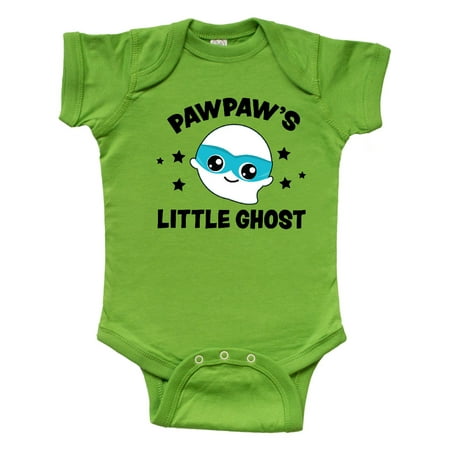 

Inktastic Cute Pawpaw s Little Ghost with Stars Gift Baby Boy or Baby Girl Bodysuit