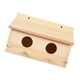 thumbnail image 4 of Wood Bird House Nido de pájaros Caja de reproducción Decoración del patio trasero Entrada delantera rústica Al aire libre Birdhouse para loros Cardena, 4 of 9