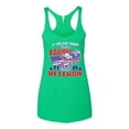 thumbnail image 2 of Wild Bobby, Thank a Farmer Thank a Veteran Eat In Peace Tri-Blend Racerback Tank Top, Envy, Small, 2 of 3