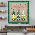 thumbnail image 5 of St Patricks Day Sheer Curtains 96 Inches Long, Farmhouse Gnomes Shamrock Plaid Wood Grain Light Filering Curtains, Privacy Drapes Simi Floor to Veiling Curtain for Living Room Window Treatment, 5 of 9