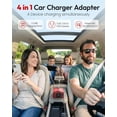 thumbnail image 3 of BESTEK 300W Car Power Inverter DC 12V To 110V AC Pure Sine Wave Dual USB Fast Charge Safety Certification, Red, 3 of 7