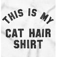 thumbnail image 2 of This is My Cat Hair Shirt Pet Humor Plus Size Crewneck Graphic Tee Shirt Brisco Brands 2X, 2 of 5