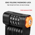 thumbnail image 3 of Amdohai Portable Bike Folding Password Lock Safety -theft Alloy Steel Bicycles 4 Dial Digital Secret Code Combination Locks, 3 of 7