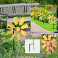 thumbnail image 3 of ABODELINE 26 Inch Wind Spinners with Garden Stake, Rainbow Metal Windmill Decorations, Swivel Outdoor Wind Sculpture, Wind Catcher for Yard Art, Lawn, Garden Decor, Gifts, 3 of 6