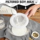 thumbnail image 3 of ZHAOCHENG 2 coladores de malla fina para filtrar leche de soja, café, leche, yogur y zumo, 3 of 5