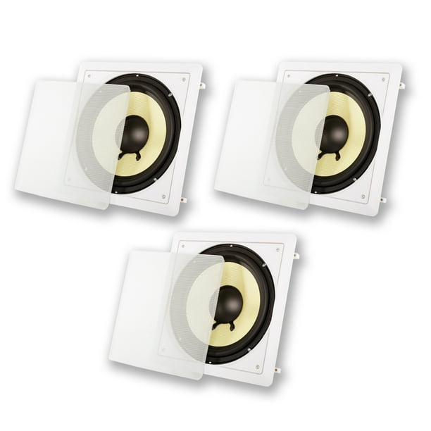 Acoustic Audio HDS10 Flush Mount Passive Subwoofers with 10" Speaker 3