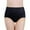 01-Black, variant on SUYOLL Women's Underwear Pure Cotton Large Size Abdomen Shaping Solid Color Embossed Breathable High-Waisted Underwear