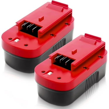 2-Pack 4500mAh 18V Replacement Battery for Black Decker HPB18 HPB18-OPE 244760-00 A1718 FS18FL FSB18 Firestorm 18 Volt NIMH Batteries