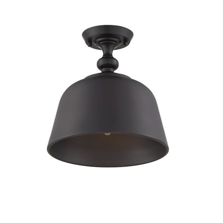 

Savoy House 6-3750-1-13 Berg English Bronze 1 Light Semi-Flush (12 W x 12 H)