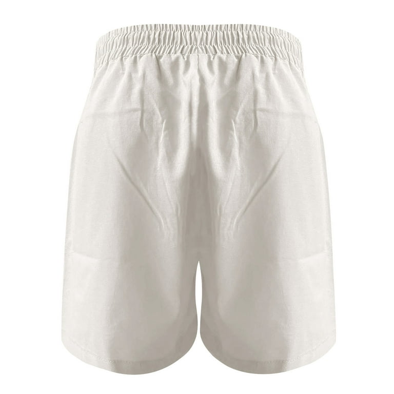 Vekdone Under 100 Dollars Wide Leg Linen Pants for Women Overstock Items Clearance All Prime, Men's, Size: Large, White