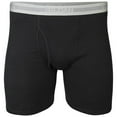 thumbnail image 3 of Gildan Men's Underwear Boxer Briefs, Multipack, Black (5-pack, Classic Length), Medium, 3 of 6