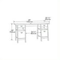 thumbnail image 3 of Sauder Bureau à Chevalets en Bois de Jamocha Stockbridge, 3 of 3