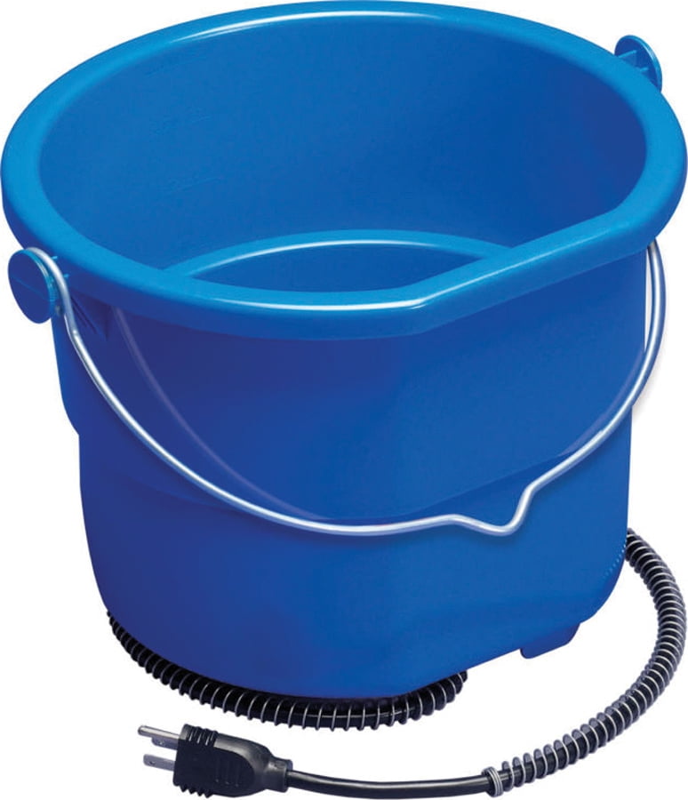 API 10 Quart Heated Flat Back Bucket