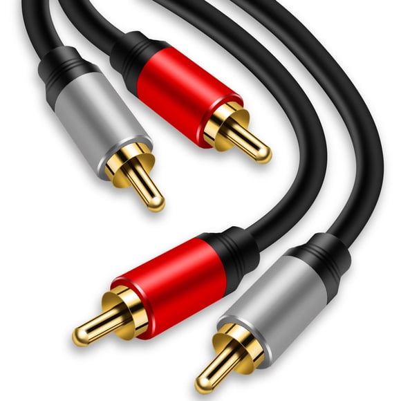 Cable de audio estéreo Tan QY 2RCA macho a 2RCA macho de 1 m