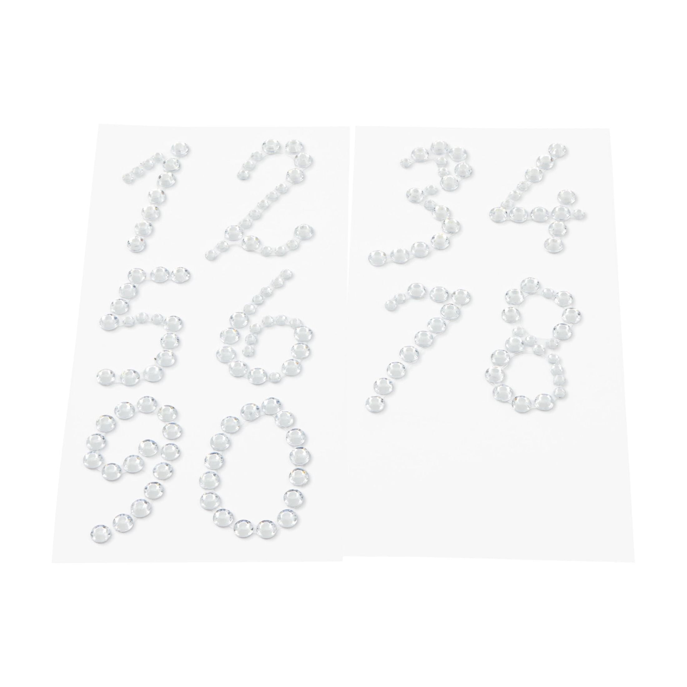 Hello Hobby Accessories Adhesive Gem Numbers, 20 piece