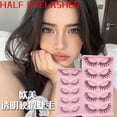 thumbnail image 2 of Nvzi -b 15 Pairs Wispy Mink Lashes Fluffy Eye Lashes Natural Look Volume Fake Eyelashes，TSX11, 2 of 2