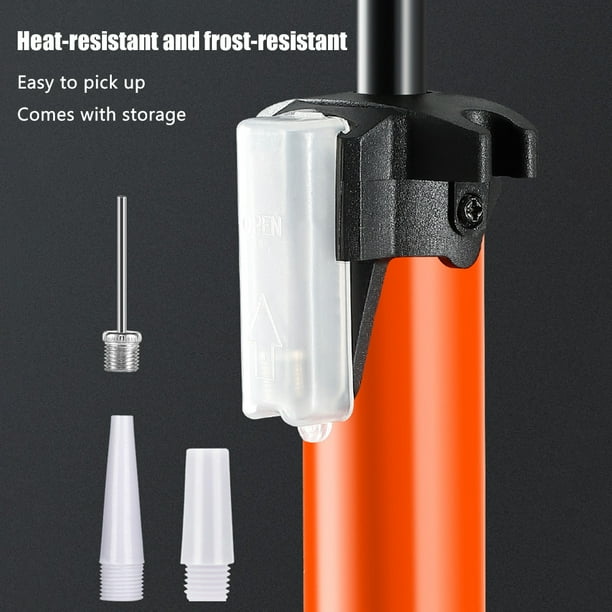 Bomba de piso para bicicleta con manómetro, bomba de aire de 160 PSI, inflador de alta presión