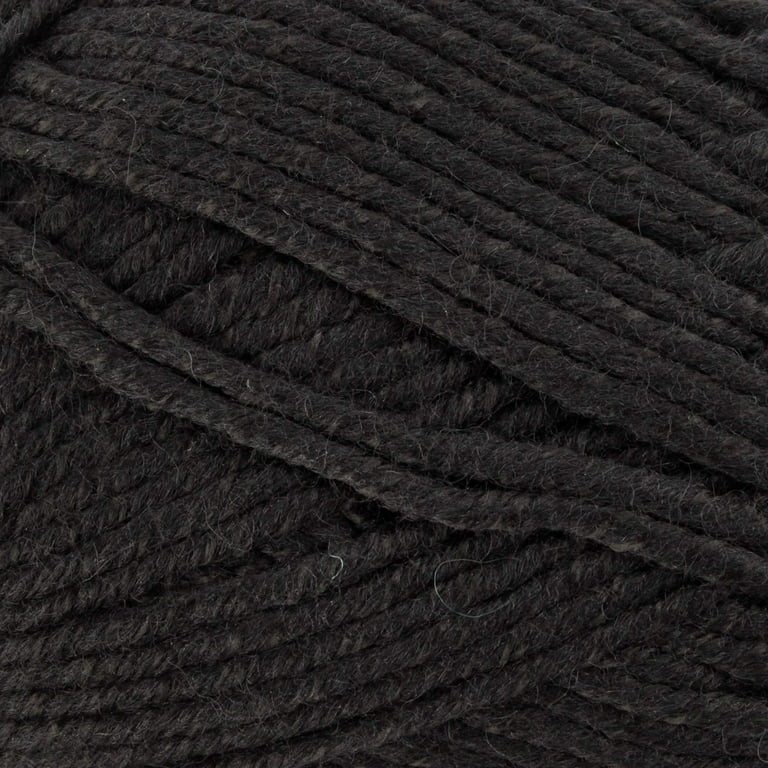 Chunky Melody Medium Weight Yarn - Charcoal - 70% Wool 30% Acrylic Blend -  100g/skein - 2 Skeins