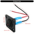 thumbnail image 5 of RYUJNDK Automotive Marine Red LED Toggle Switches Panel 20A 12V Suitable for Boat Dashboard Control Easy Installation Waterproof, 5 of 9