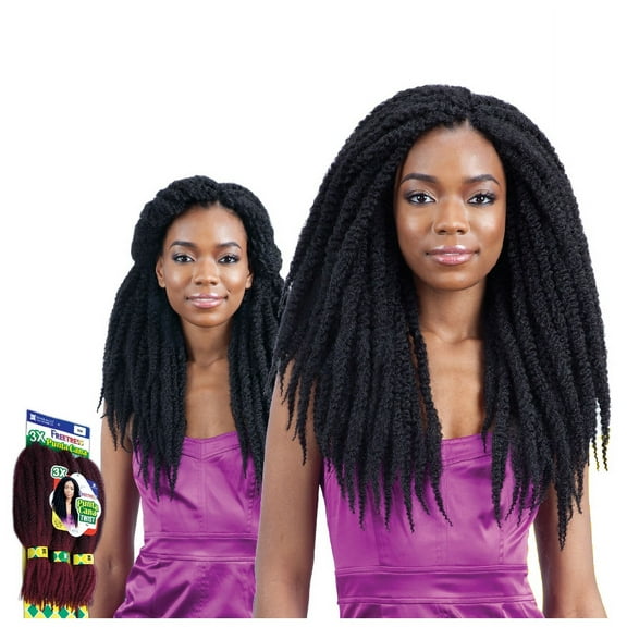 3X PUNTA CANA TWIST - FREETRESS SYNTHETIC HAIR CROCHET BRAID FLUFFY BOUNCY [P1B/30]