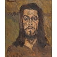 thumbnail image 2 of Cyprián Majerník 20x24 Black Ornate Framed Double Matted Museum Art Print Titled: The Head of Saint John the Baptist (1941), 2 of 5