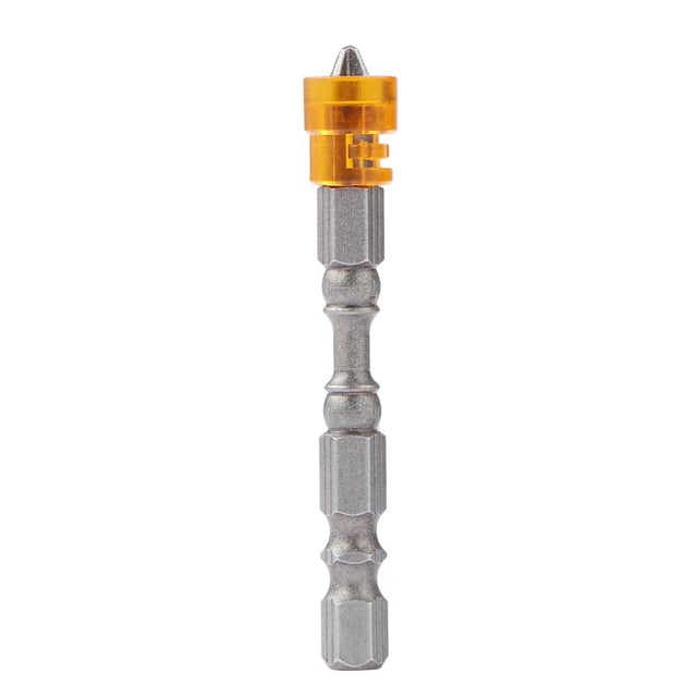 1 puntas de destornillador/vástago hexagonal de 4 pulgadas S2 acero PH2 magnético amarillo eléctrico