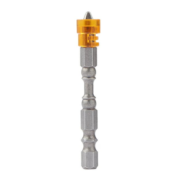 JShteea Puntas Destornillador Eléctrico Magnético PH2 Acero S2 Con Vástago Hexagonal 1/4 Pulgadas (amarillo)