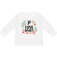 thumbnail image 3 of Inktastic Ballerina Dancer I Love Ballet Girls Long Sleeve Toddler T-Shirt, 3 of 5