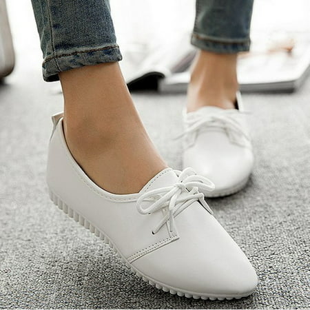 Women Oxfords Casual Shoes Dress Flats Shoes Loafers | Walmart Canada