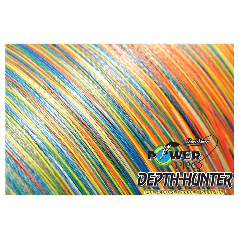 powerpro depth hunter braided fishing line Power Pro Depth-Hunter Metered 1500Ft (40lb 1500ft) : Sports & Outdoors diameter ratio with minimal stretch to provide outstanding sensitivity for increased strike detection and hook PowerPro Depth Hunter Braided Fishing