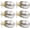 Brushed Nickel, variant on 6 Pack Brushed Nickel Door Knob, Round Interior Door Knobs for Hallway Closet, Non-Locking Passage Door Knobs, Keyless Door Handles for Left/Right Handle Doors
