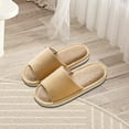 thumbnail image 1 of Zapatillas de Interior, Zapatillas de Casa para Parejas, Zapatos de Dormitorio Transpirables para Adultos duraderos, Zapatillas con Punta Abierta para Amarillo Talla UE 40 41, 1 of 8