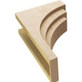 thumbnail image 6 of 9"W x 18"D x 27"H Classic Rockford Rough Cedar Woodgrain TimberThane Corbel, Primed Tan, 6 of 6
