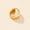 Large, variant on Unisex Alloy Ring Electroplated Drop Shape Ring Trendy Street Fashion Gift for Birthday Travel Holiday Present Alloy