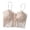 Khaki, variant on 1-Pack Women Bra Pure Color With Padding Lace Crisscross Thin Straps Bandeau Tube Top Wirefree Underwear Black