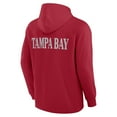 thumbnail image 3 of Men's Fanatics Red Tampa Bay Buccaneers Elements Blaze Tri-Blend Long Sleeve Hoodie T-Shirt, 3 of 3