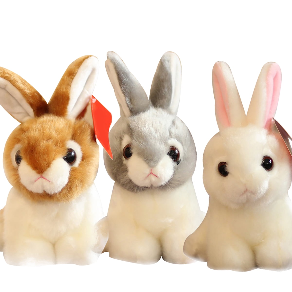 Travelwant 3Pcs Rabbit Plush Toy Bunny Stuffed Animal Toy Plush Animal Doll