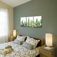 thumbnail image 3 of Visual Art Decor Framed Wall Art Watercolor Tropical Plant Desert Cactus Canvas Print Set of 3 for Bedroom Bathroom Spiny Flower Artwork Home Office Wall Decoration, 3 of 5