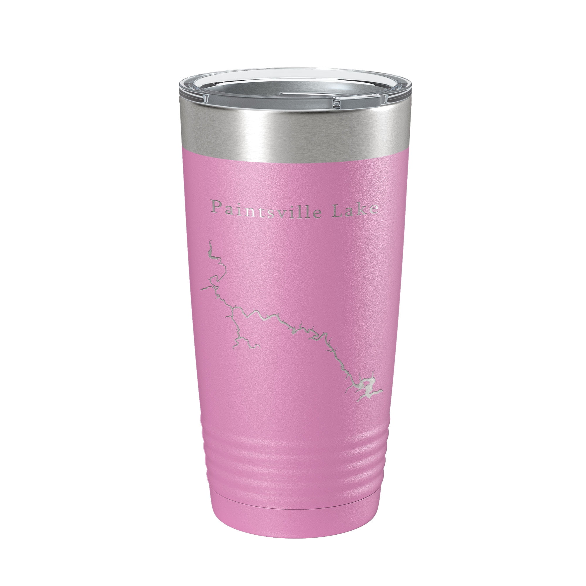 Paintsville Lake Map Tumbler Travel Mug Insulated Laser Engraved Coffee