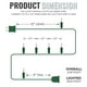 thumbnail image 2 of Luces navideñas 612 Vermont 100, transparentes, centelleantes, 20,6 m, 2 of 5