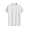 thumbnail image 5 of Luvrsol Tshirts for Men Stretch Solid Crew Neck Basic Tee Flexible Soft Layering Daily Undershirts S-2XL, 5 of 7